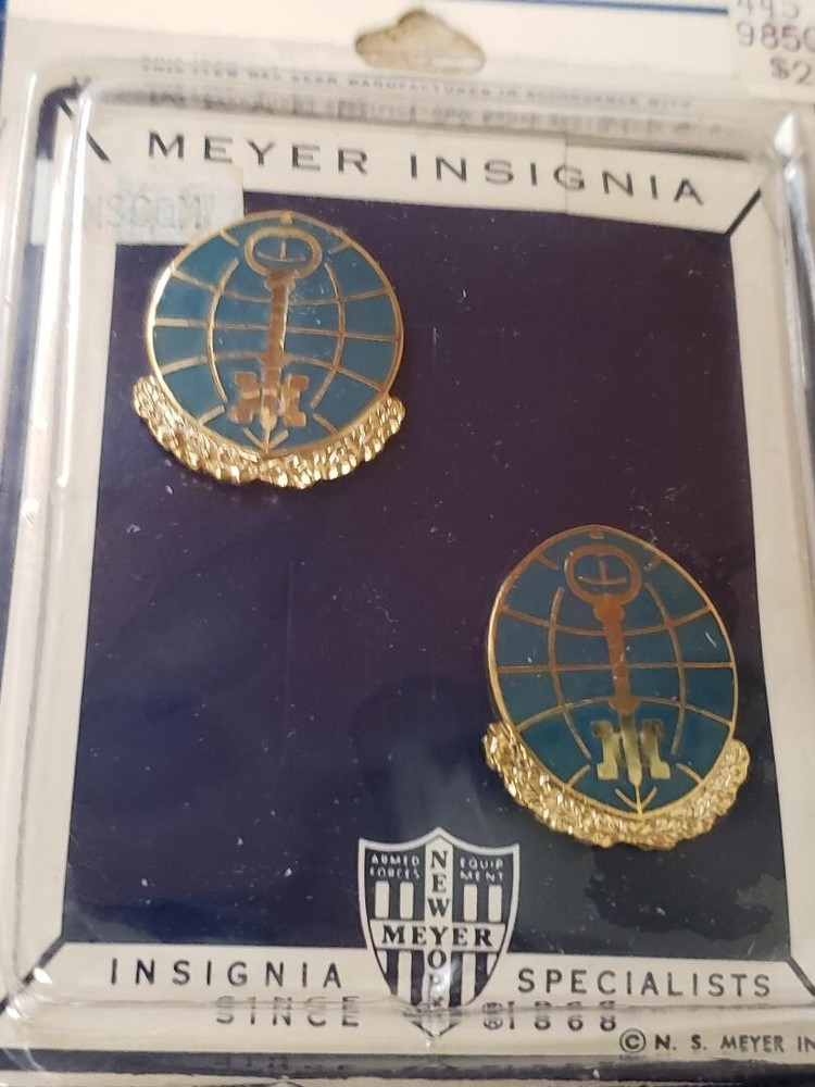 U.S. Army Intelligence and Security Command (INSCOM) Unit Crest DUI (Sealed)