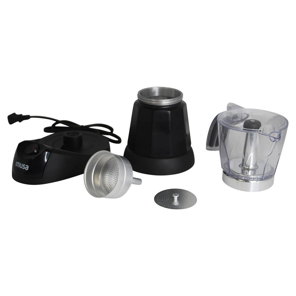 IMUSA Aluminium Espresso Maker Black