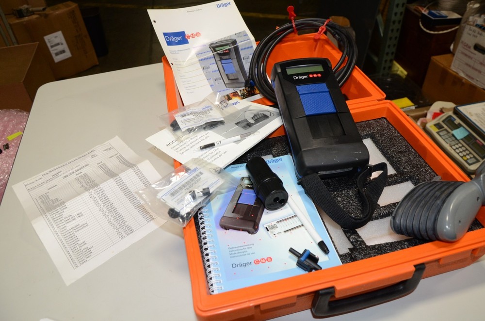 Drager CMS Permissible Gas Analyzer Kit With Accessories