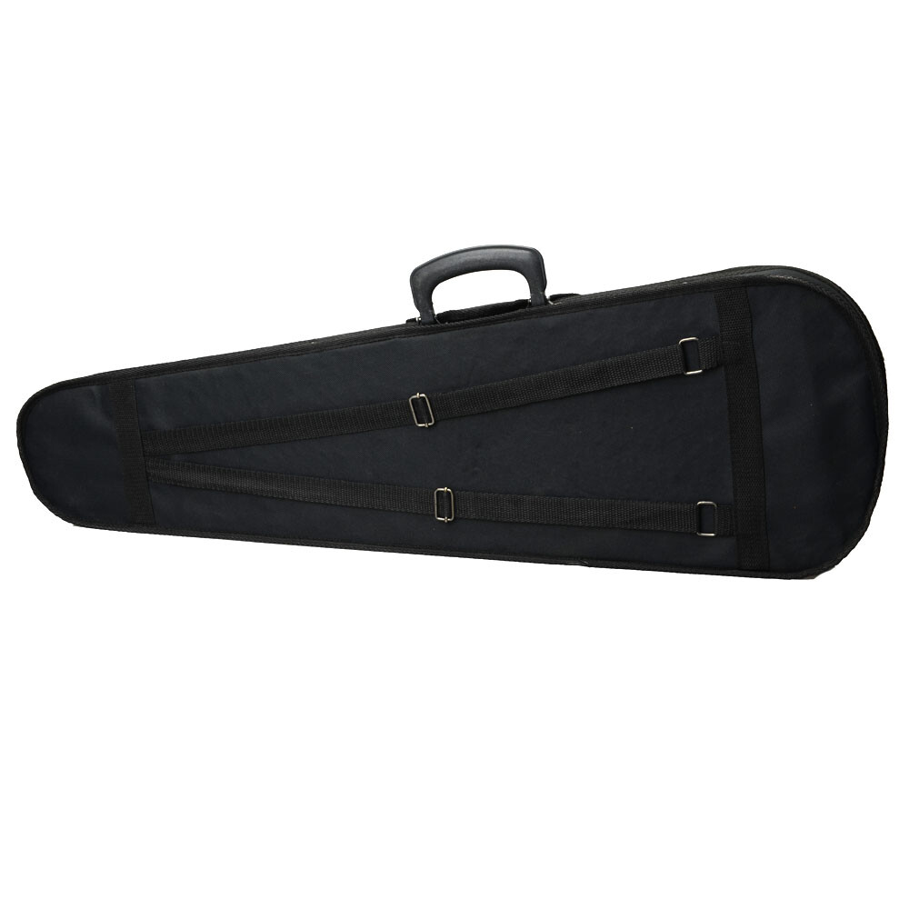 New Durable Cloth Fluff Triangle Shape Case with Beige Lining for 4/4 Violin --