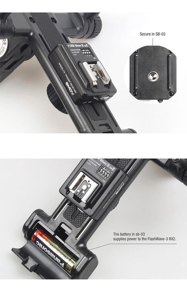 SMDV FLASHWAVE-3 RX2 Wireless Flash Trigger Receiver f Speed Lite FLASHWAVE-4 TX
