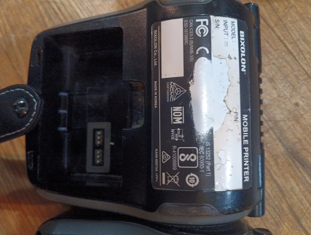 Bixolon SPP-R310 Micros Portable Thermal Receipt Printer Only! Tested & Working