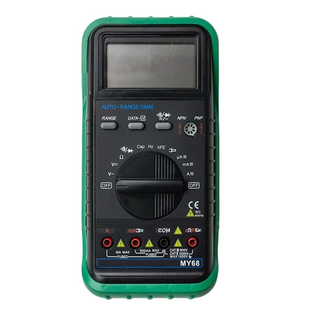 MY68 Auto Range Multimeter with 6000 Counts LCD Display for Field Testing