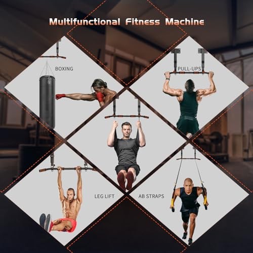 Pull Up Bar Wall Mounted: Wall Adjustable Joist Mount Pull Up Bar & Chin Up