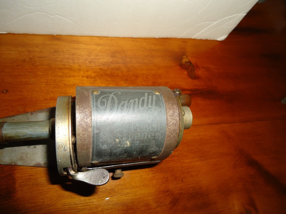 Antique Dandy Automatic Feed Pencil Sharpener Circa 1919