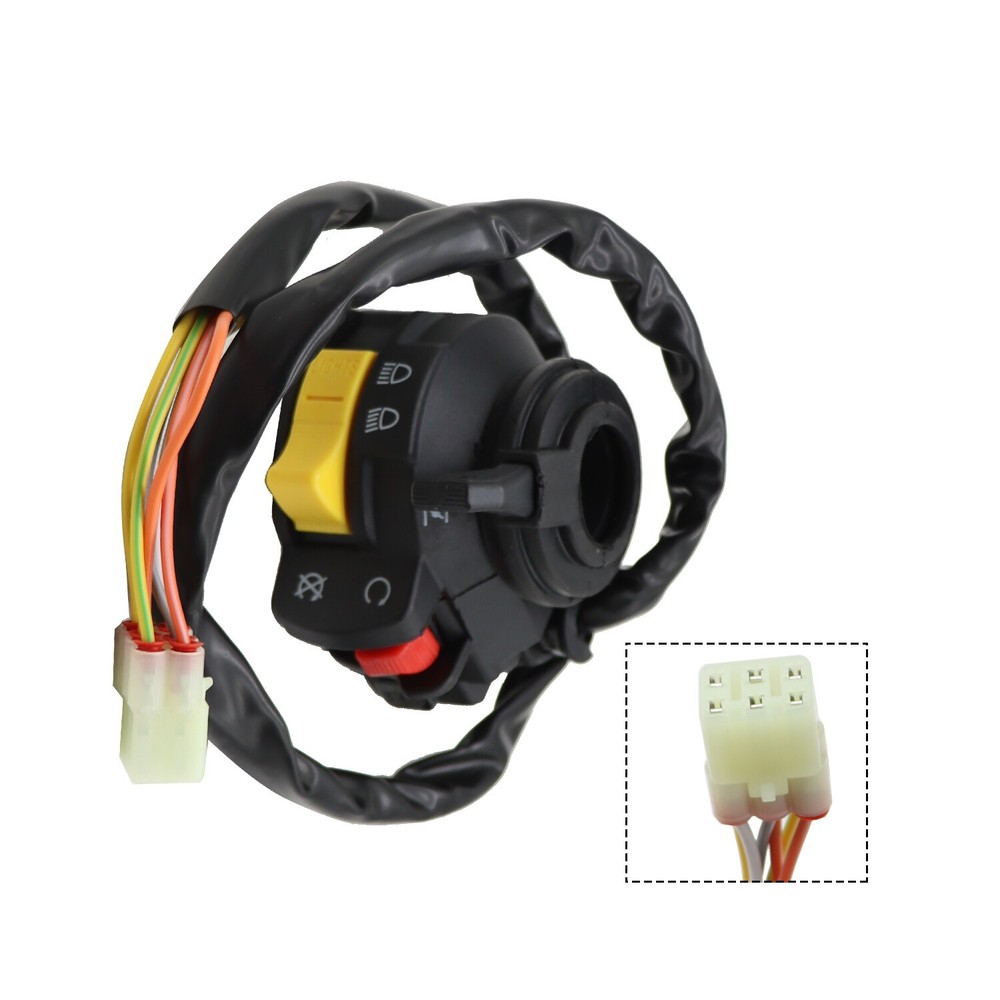 Left Handlebar Switch Start/Stop Headlight for Suzuki Kingquad 400 LTA400 LTF400