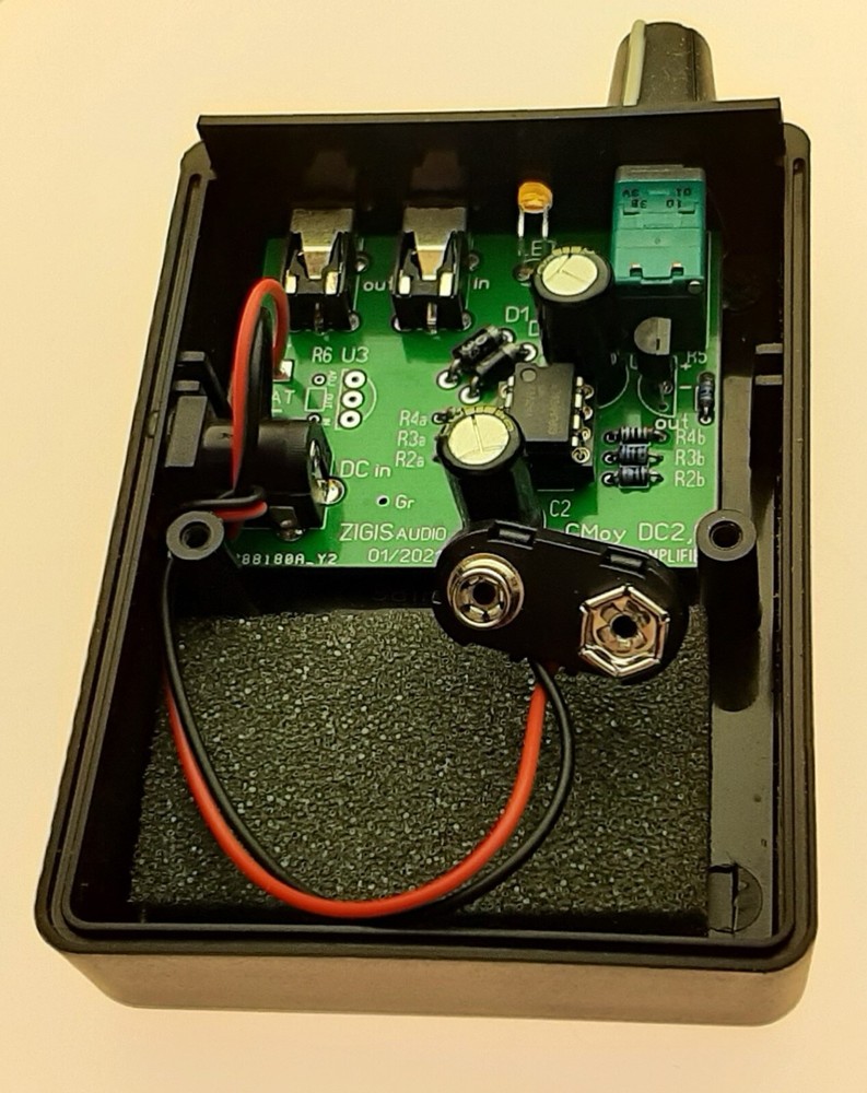 CMoy portable headphone amplifier Gold