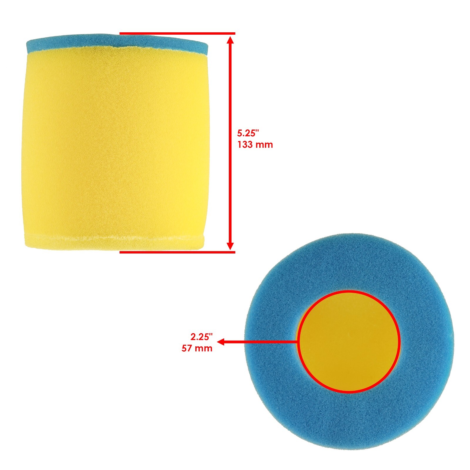 Air Filter For Suzuki Eiger 400 2x4 LT-A400 LT-A400F LT-F400 LT-F400F 2002-2007