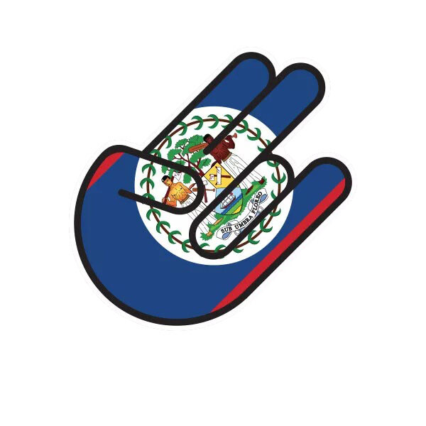 Belizean Shocker Sticker Decal