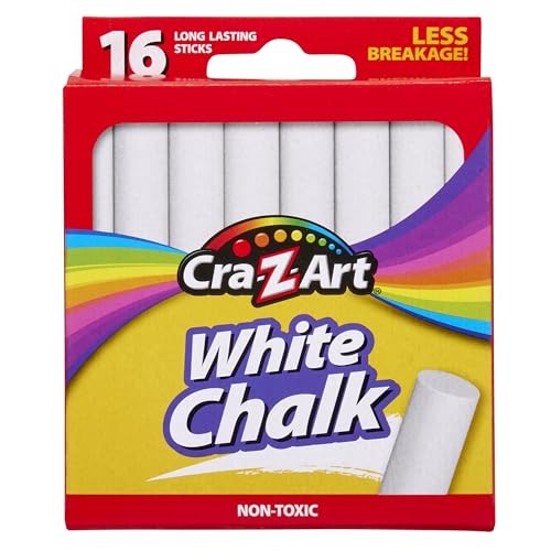Cra-Z-art White Chalk, 16 Count