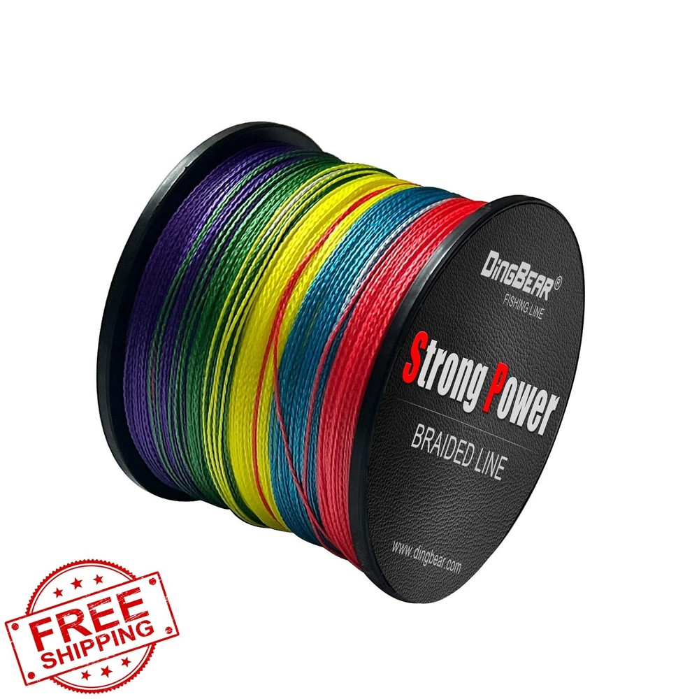 Dingbear Braided Fishing Line 437-5000Yd Super Strong Pull