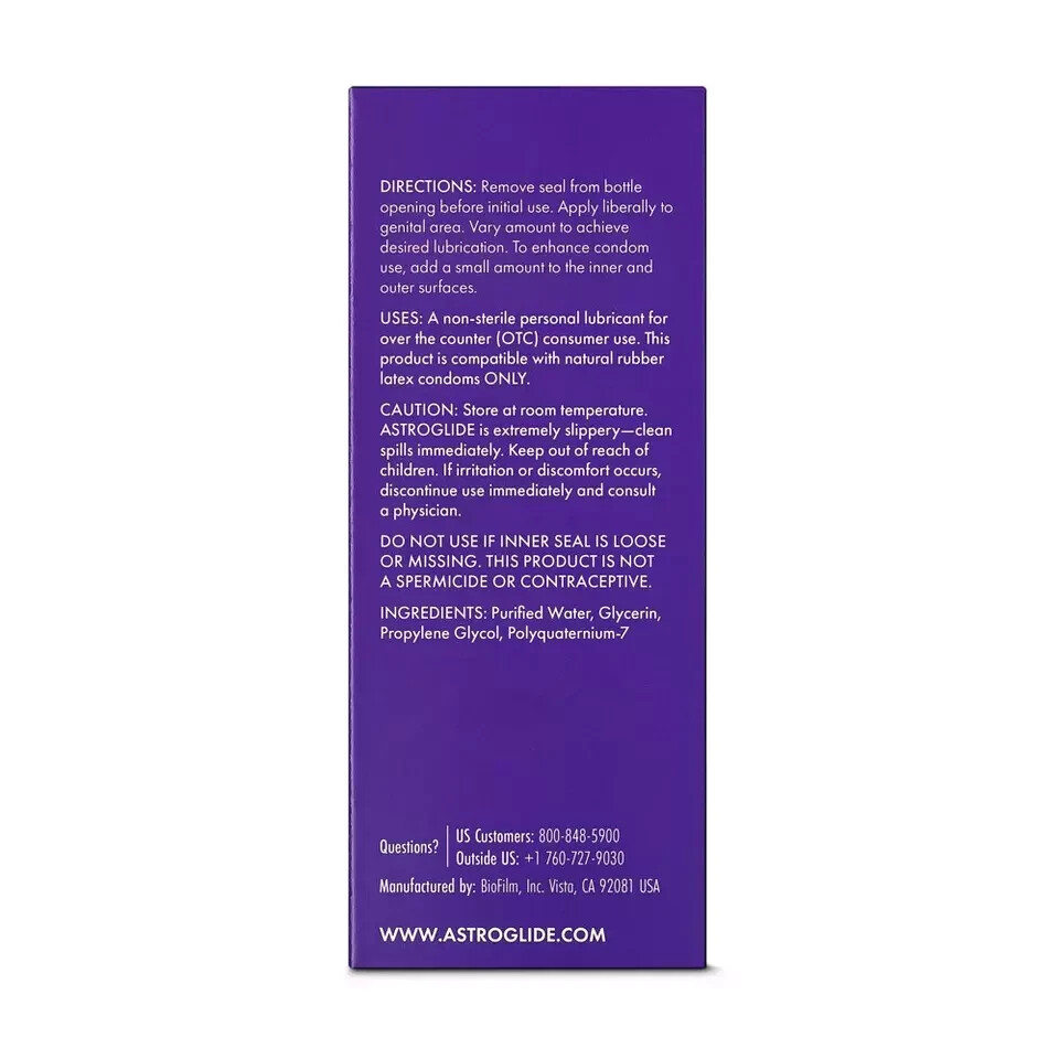 Astroglide Liquid, Water Based Personal Lubricant, 5 Oz.