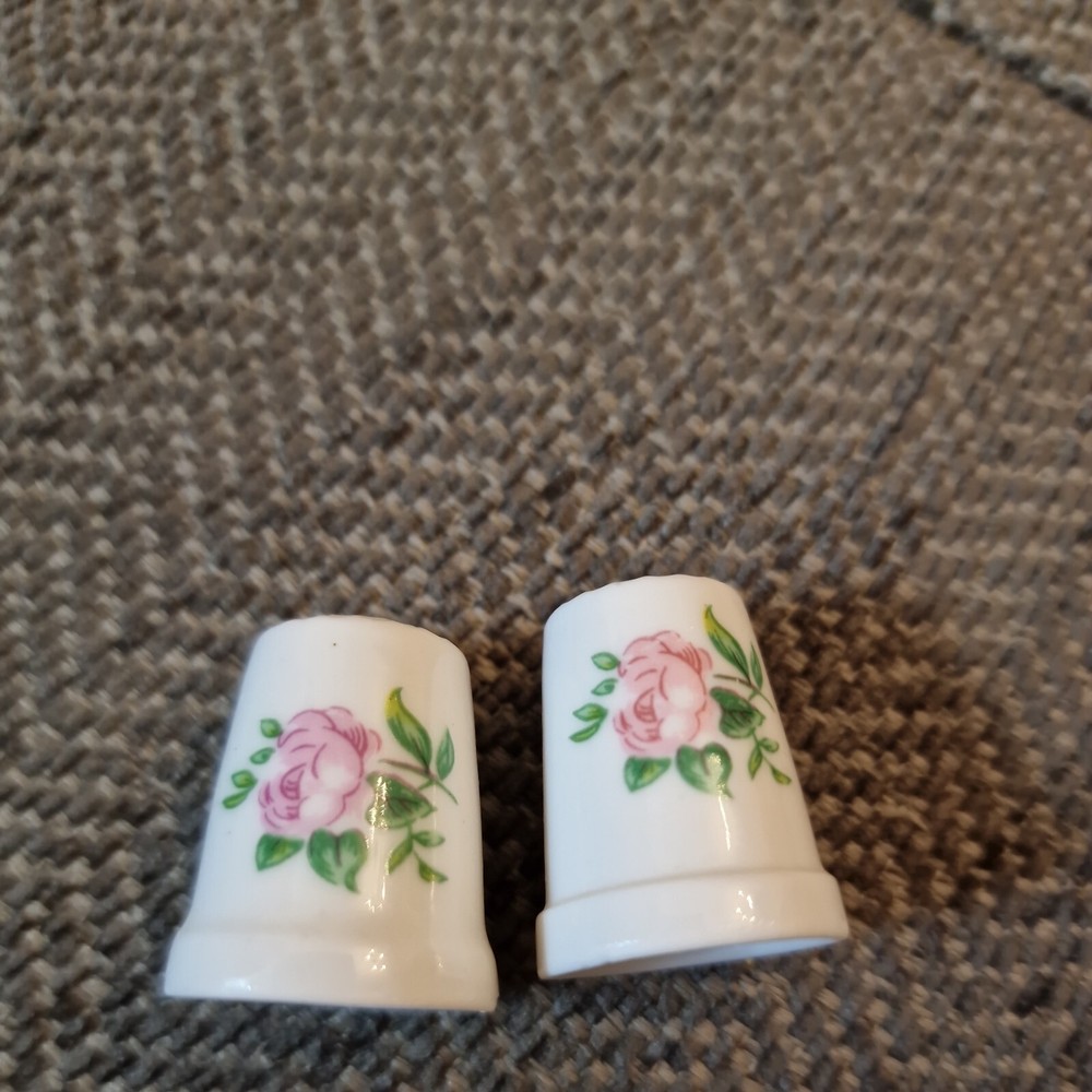 Flower Thimbles suitable for collectors.