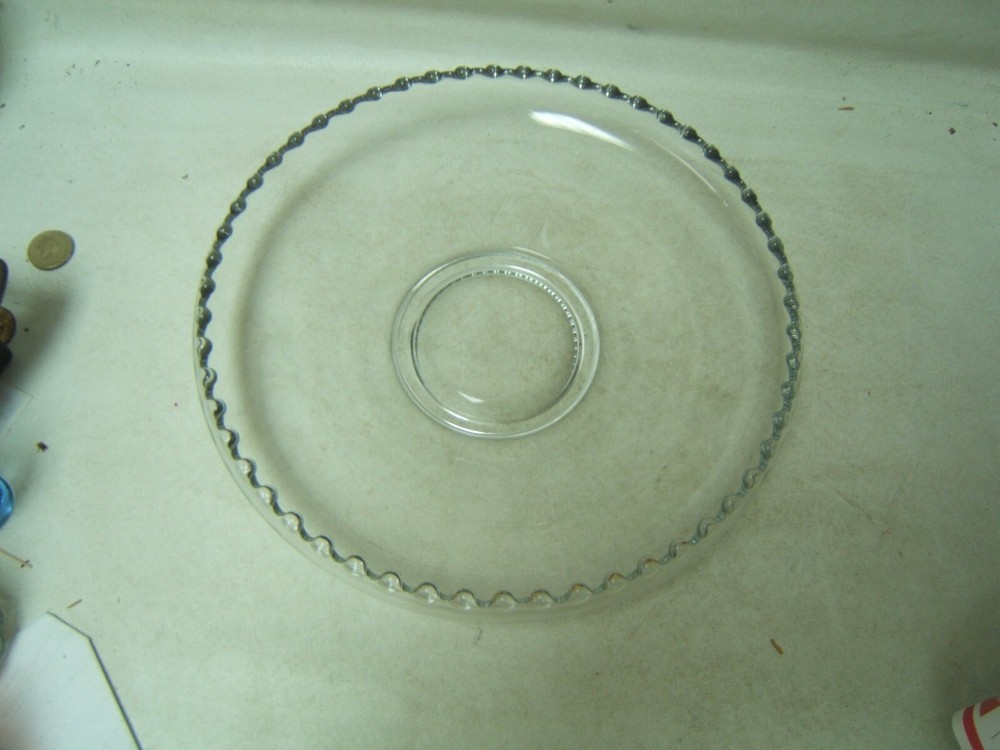 Imperial Candlewick 11" Float Serving Tray Excellent Condition