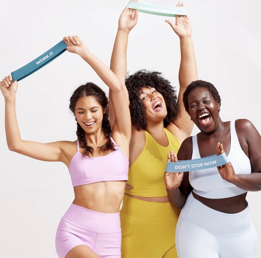 POPSUGAR Mini Resistance Band 3pk
