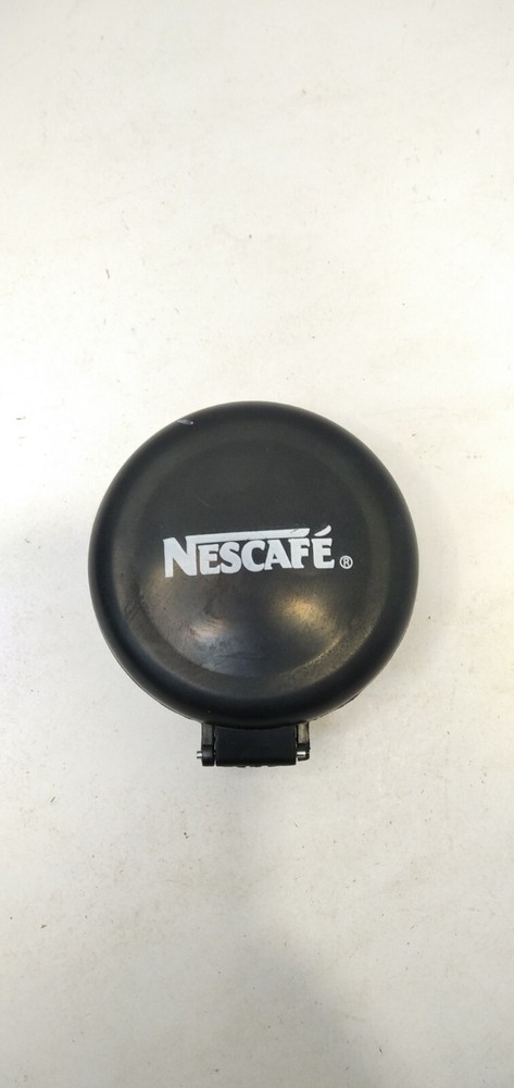 Original Desktop clock with alarm clock on NESCAFE battery, plastic folding