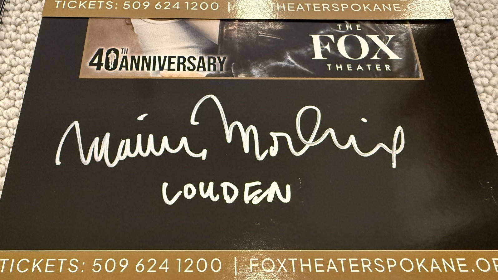 VISION QUEST - 40th Anniversary Mini Poster Signed By Matthew Modine! READ BELOW