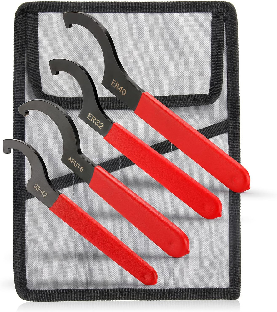 4Pcs Coilover Spanner Wrench Set, Professional Sturdy Universal Adjustment Wrenc