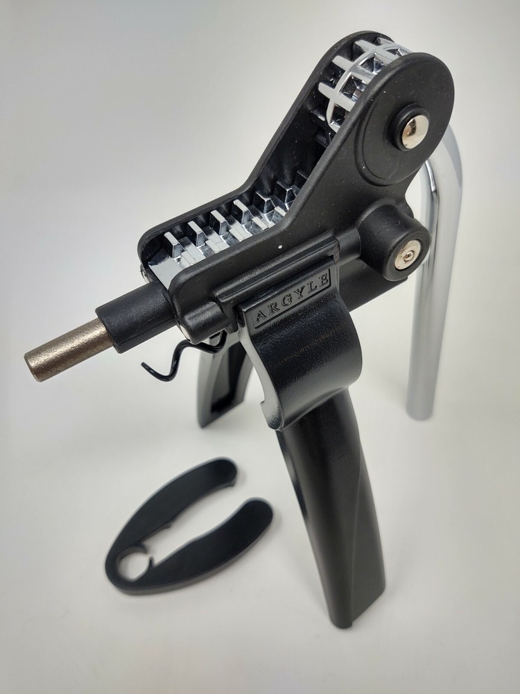 Metal Lever Pull by Argyle Wine & Bar Accessories (Includes a Foil Cutter)