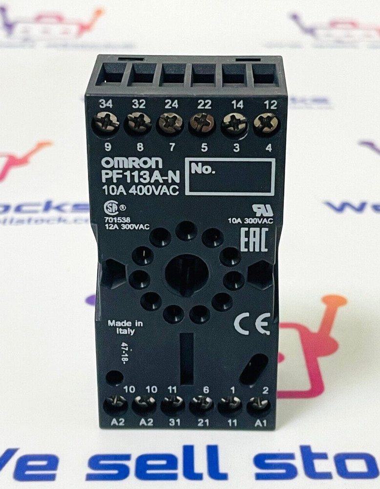 OMRON PF113A-N Relay Socket (10 Pcs In 1 Box)