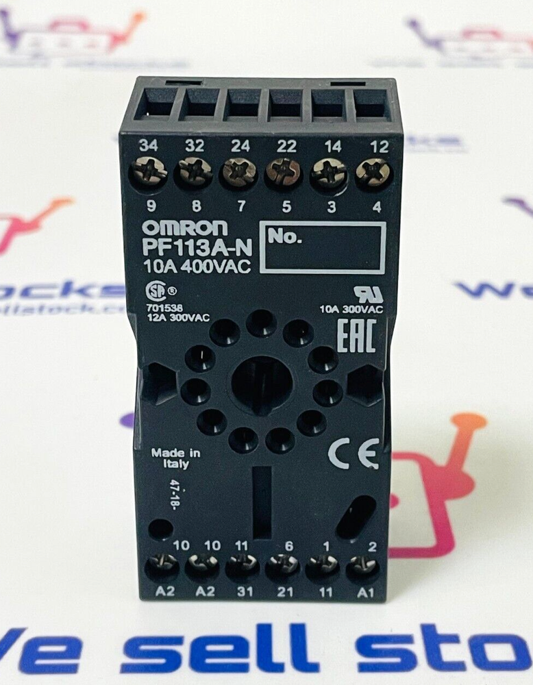 OMRON PF113A-N Relay Socket (10 Pcs In 1 Box)