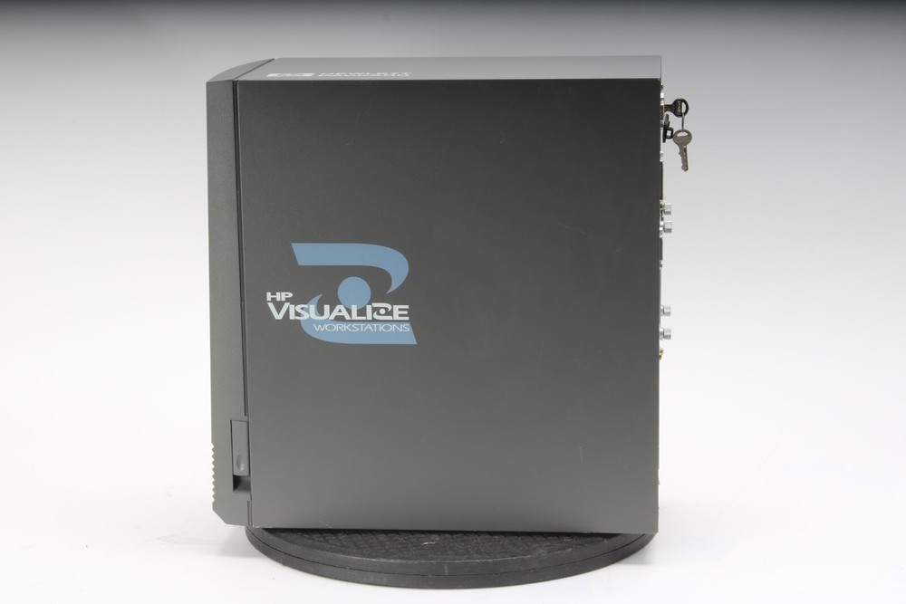 Hewlett Packard HP Visualize P600 DTPC-04 Workstation Computer w/ 2x Keys -AS IS