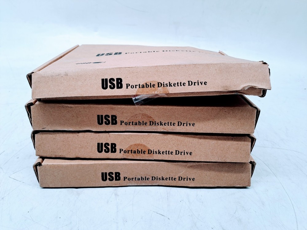 Lot of 4 USB Protable Diskette drive