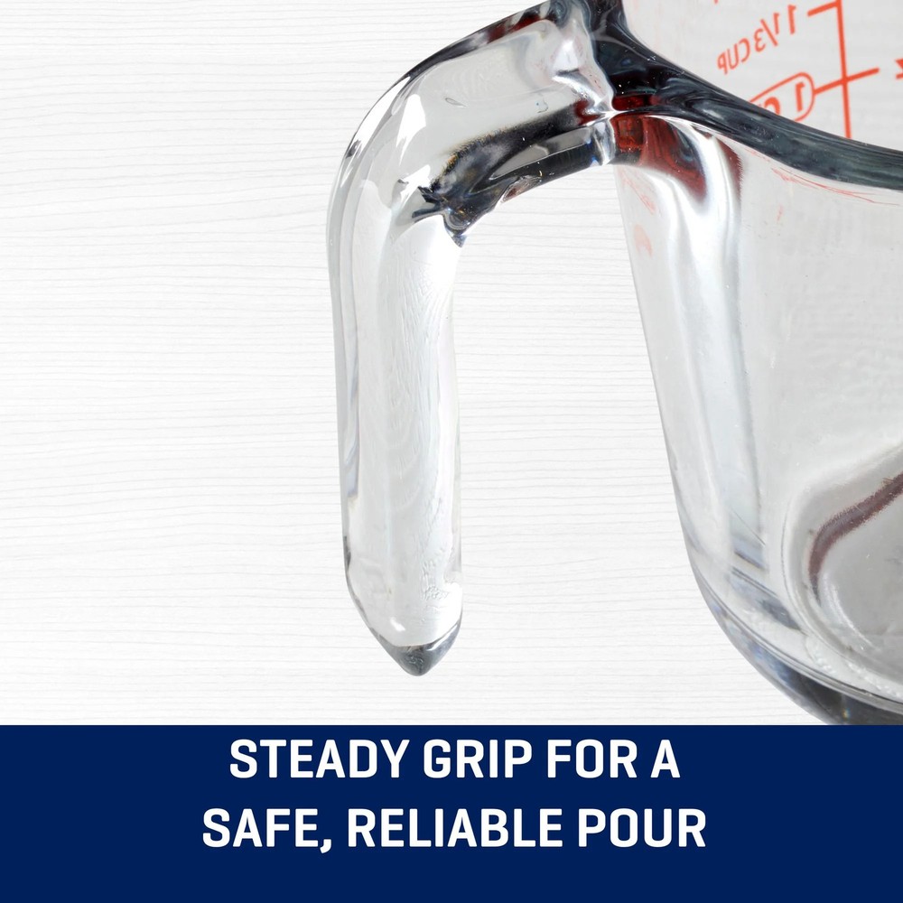 Anchor Hocking 1-Cup Glass Measuring Cup 2 Pack
