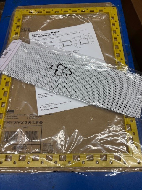 In wall 9" speaker rings - Harman WB9