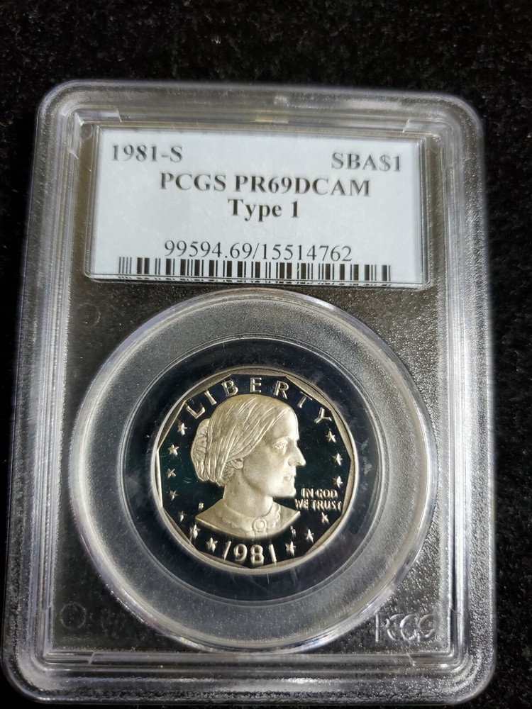 1981 S $1 Susan B Anthony Dollar Type 1 PCGS PR69DCAM