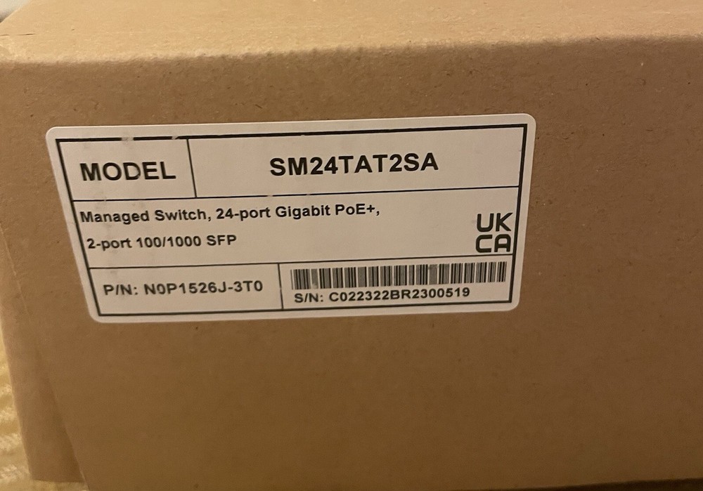 Lantronix Sm24tat2sa Network Switch-Open Box