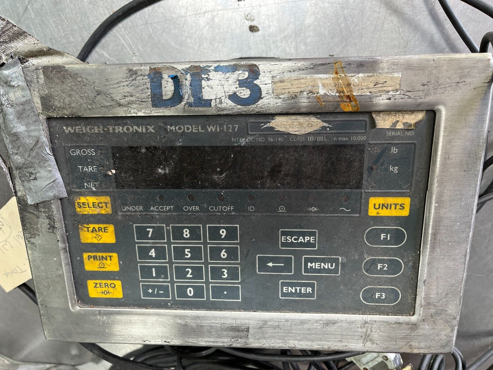 Weigh-Tronix WI-127 Scale Readout Display Control Unit LOT5