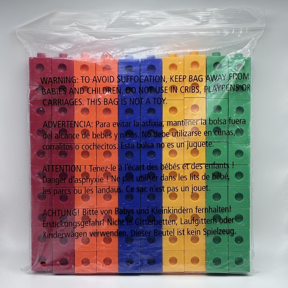 100 Interlocking PopCubes hand2mind Math Teacher Manipulatives Homeschool