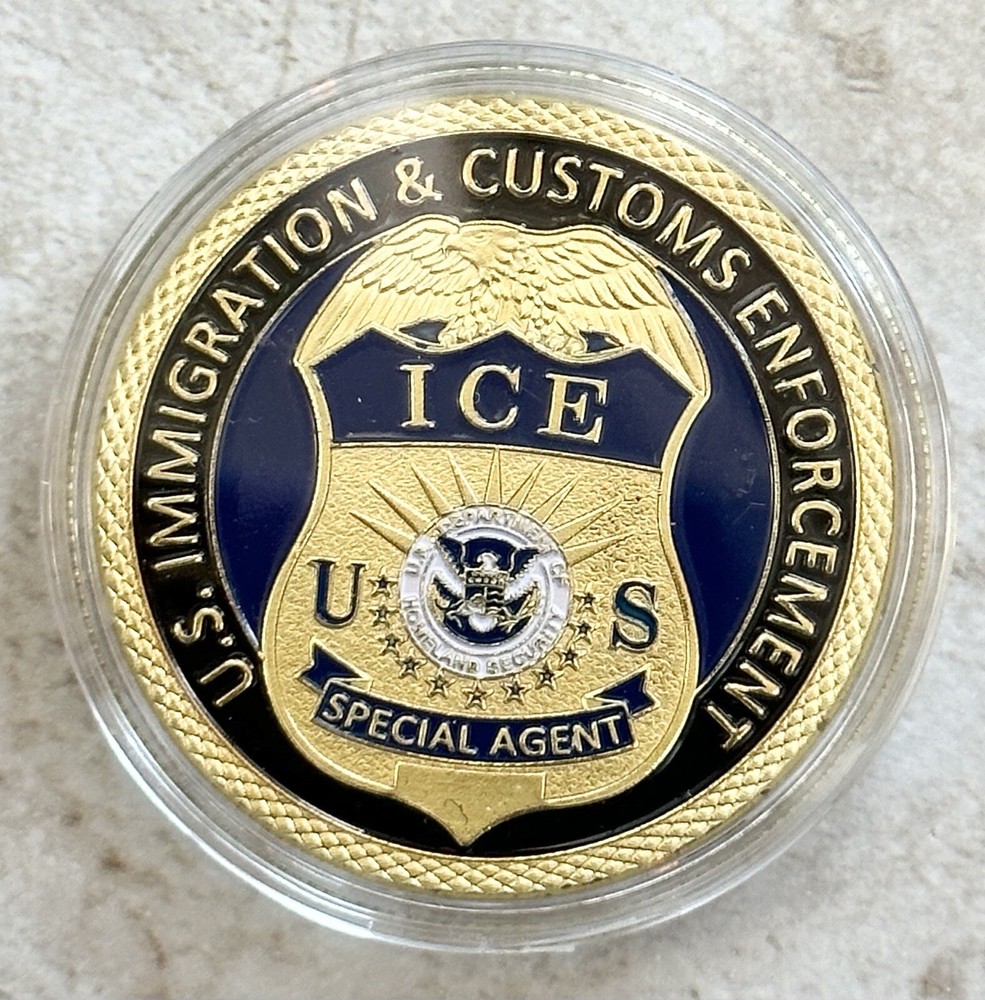 US Immigrations Customs Protection Enforcement Challenge Coin  ICE Special Agent