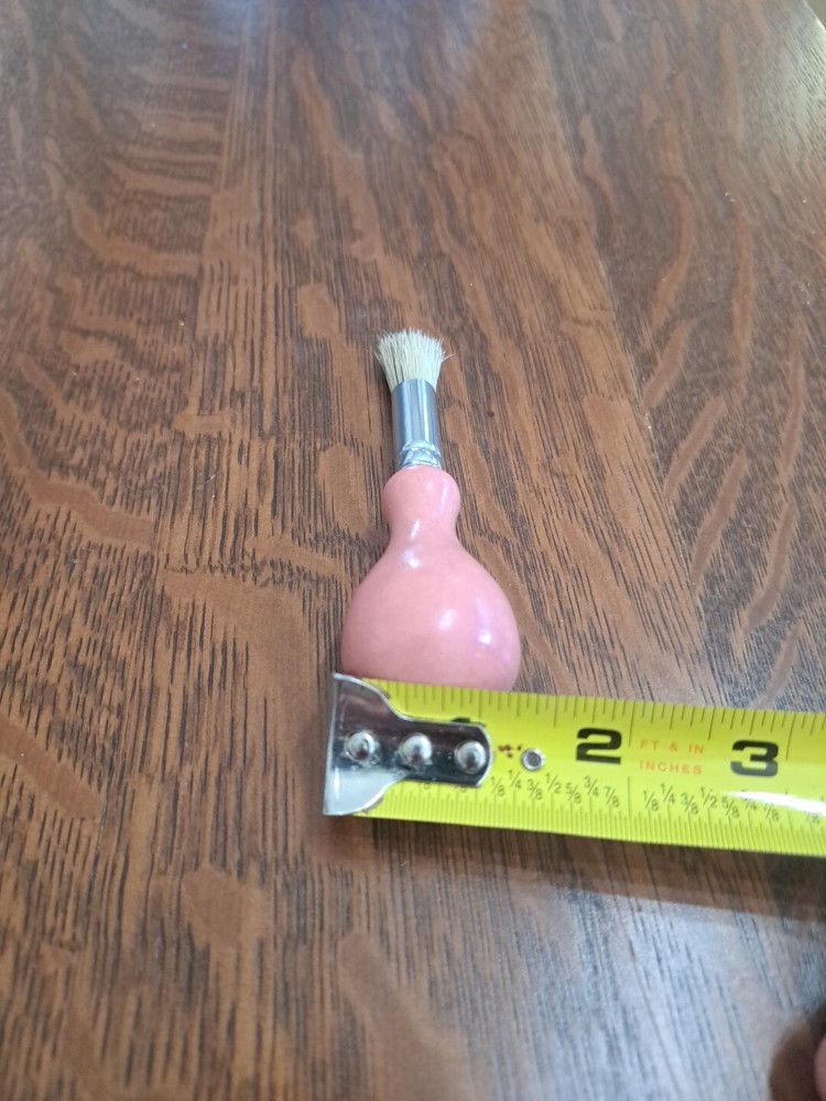Pink Wood Handle Shaving Makeup Brush