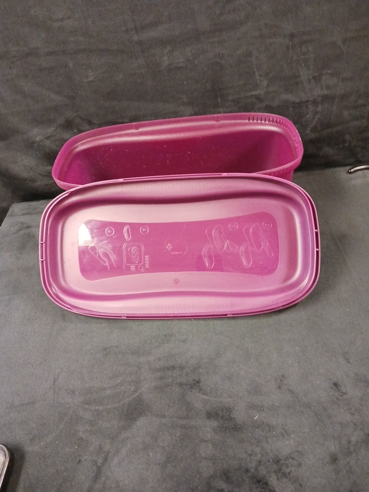 Purple Plum Tupperware Microwave Spaghetti Pasta Maker Strainer