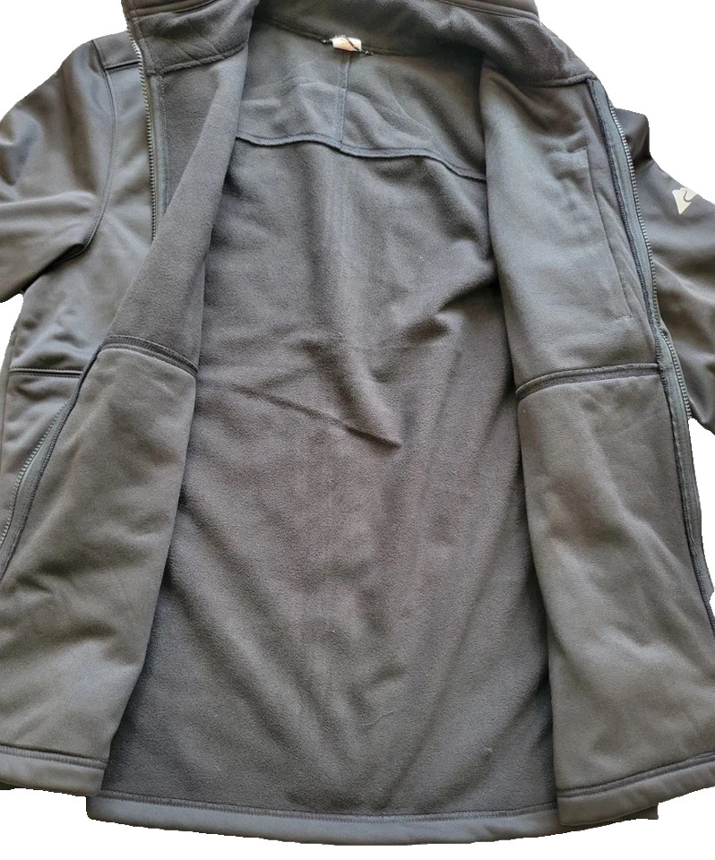 Ozark Trail Men's Softshell Jacket Size Large Black Zip Pockets