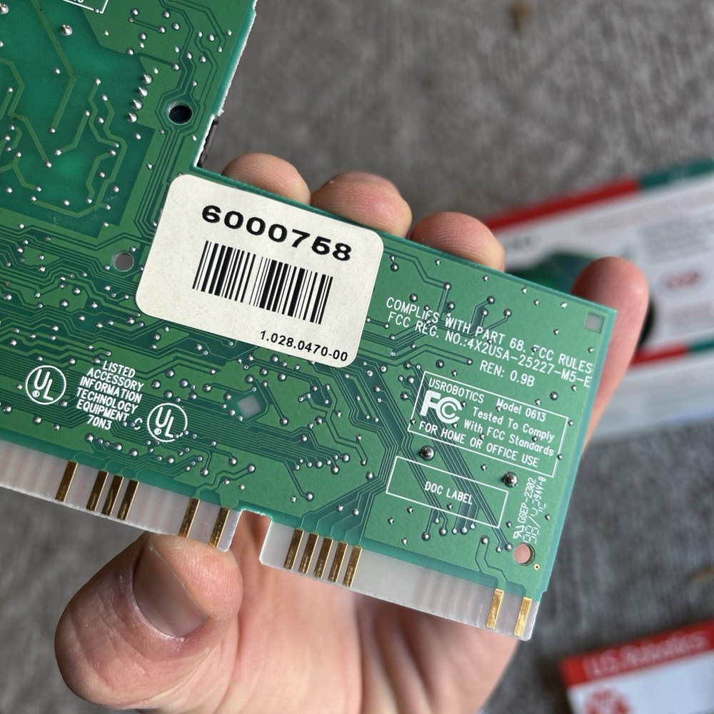 USRobotics 3Com 3CP5699A Computer Internal Modem Card PCI 56K New Genuine