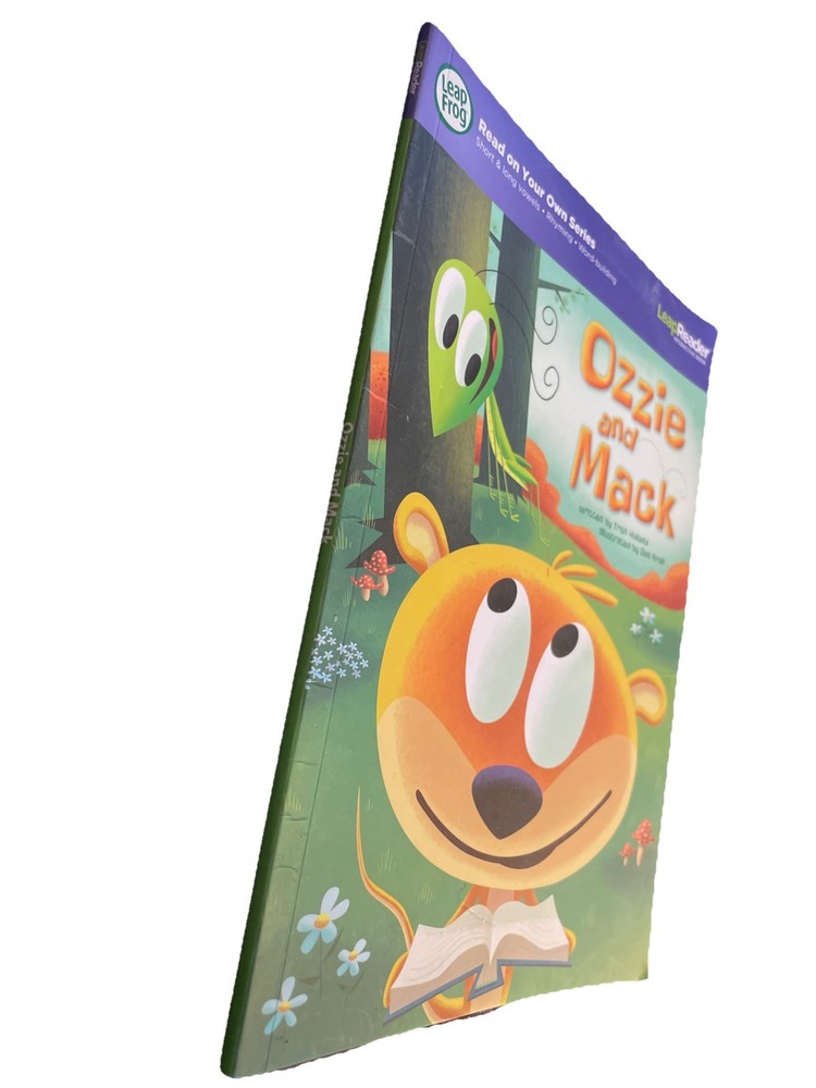 LeapFrog LeapReader Ozzie And Mack Learning Interactive Book Short & Long Vowels