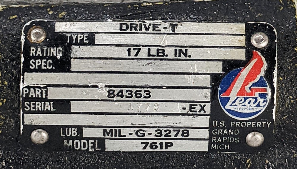 Gear Box T Drive / Lear / 761P / 84363