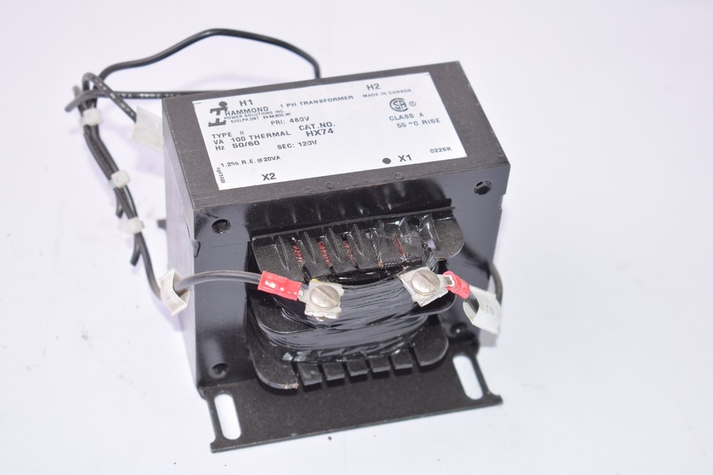 Hammond Power Solutions HX74 1 PH Transformer Type H Class A 120V
