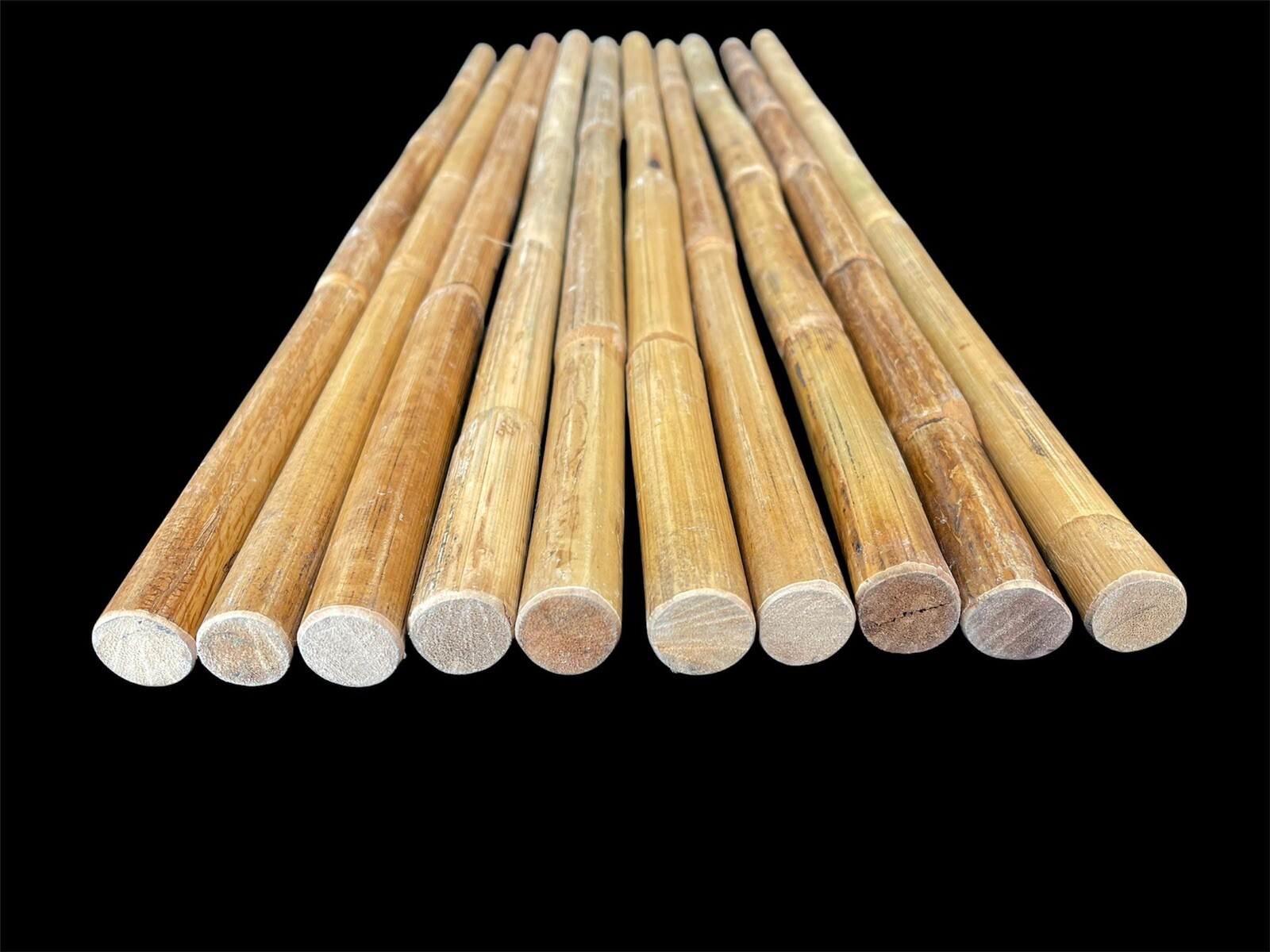Escrima Kali Arnis Multi Node Sticks Plain Rattan W/skin 28” 10 Sticks (5 pair)