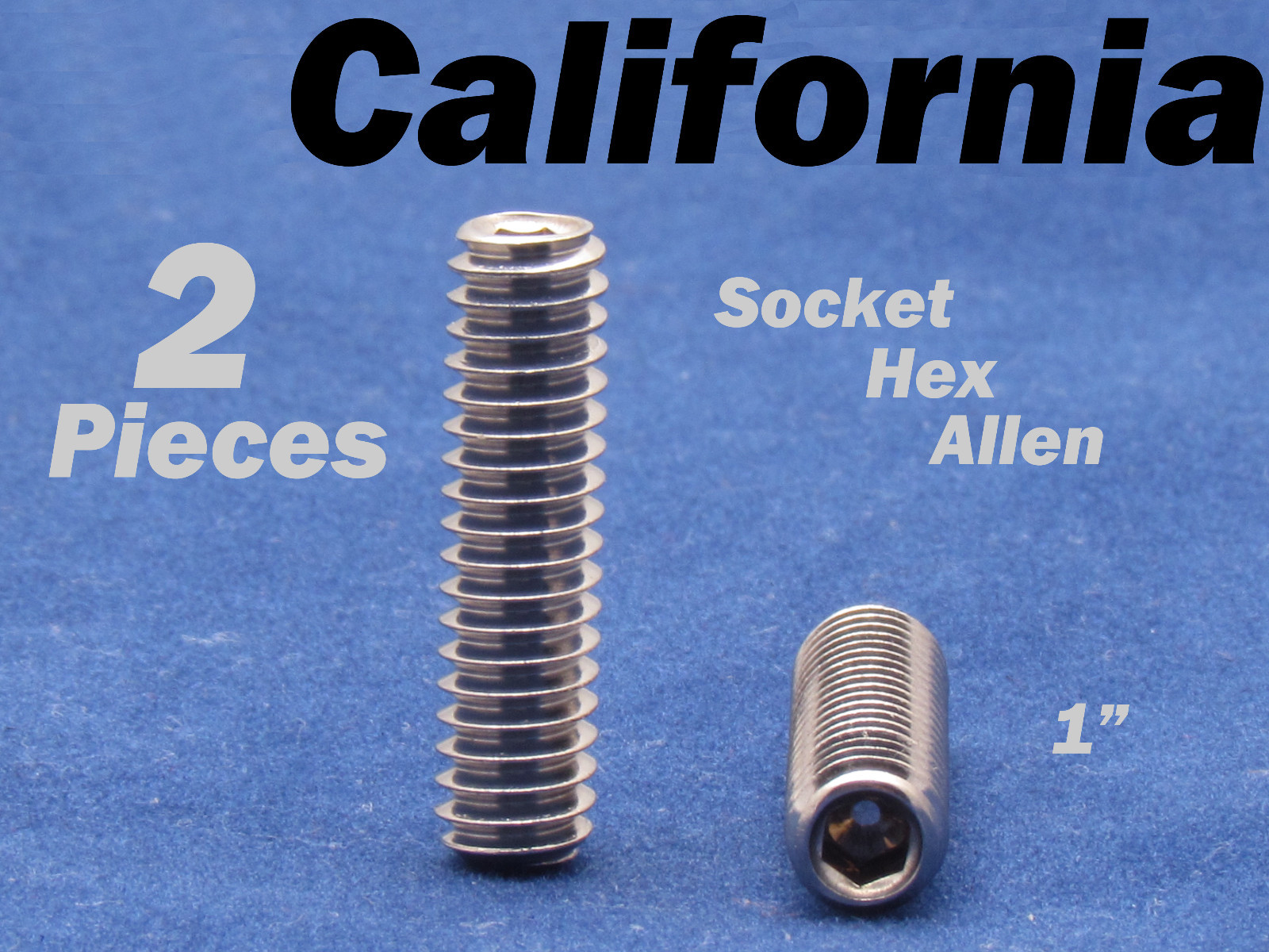 2pcs 1/4" Camera Tripod Hex Screw Bolt Bracket Stabilizer DSLR Rig Rigs Mount 1"