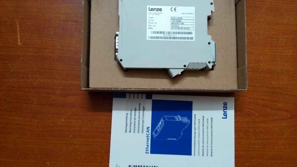 Lenze 9400 EthernetCAN communication module Type: EMF2180IB - Brand New.