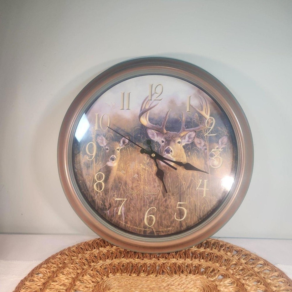 Deer-Themed Wall Clock