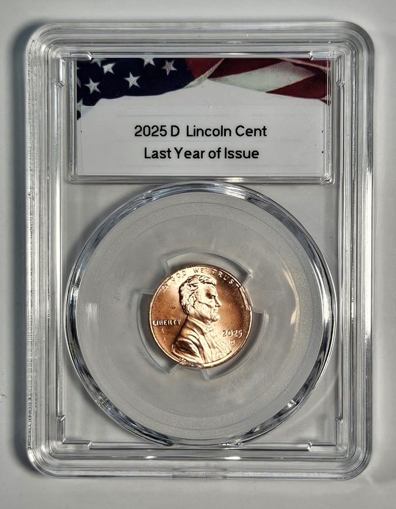 2025 D  Lincoln Shield Cent - Last Year of Issue