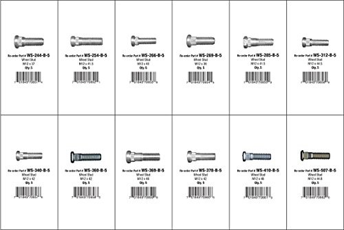 DY-WS-1 Wheel Stud Assortment Kit, 1 Pack