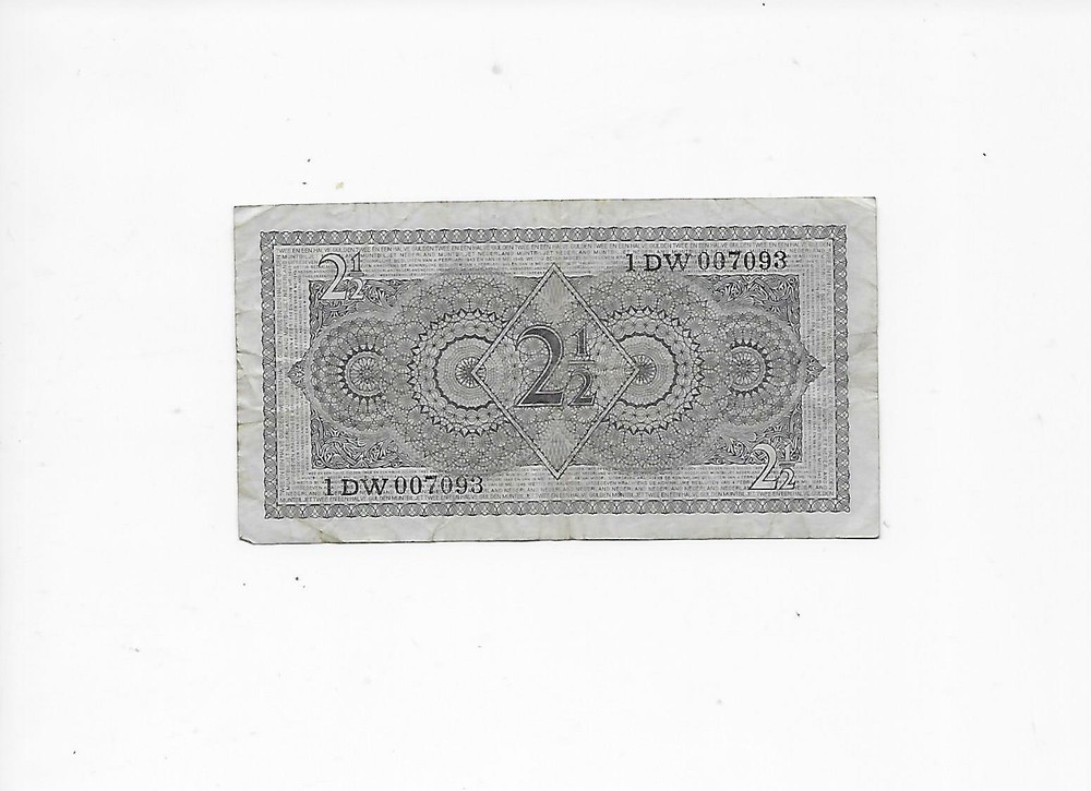 Netherlands 2 1/2 gulden note 1949 lot B