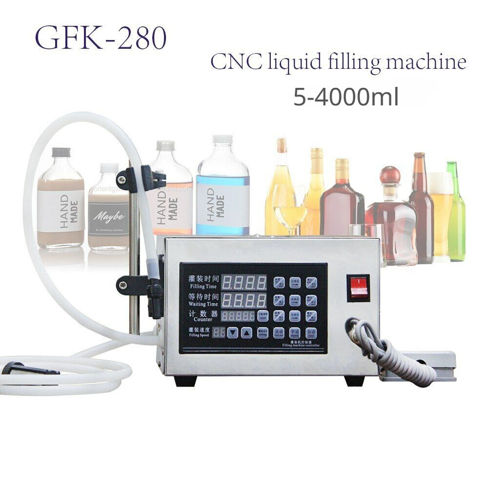 GFK-280 4000ml Numerical Control Liquid Quantitative Distributor Filling Machine