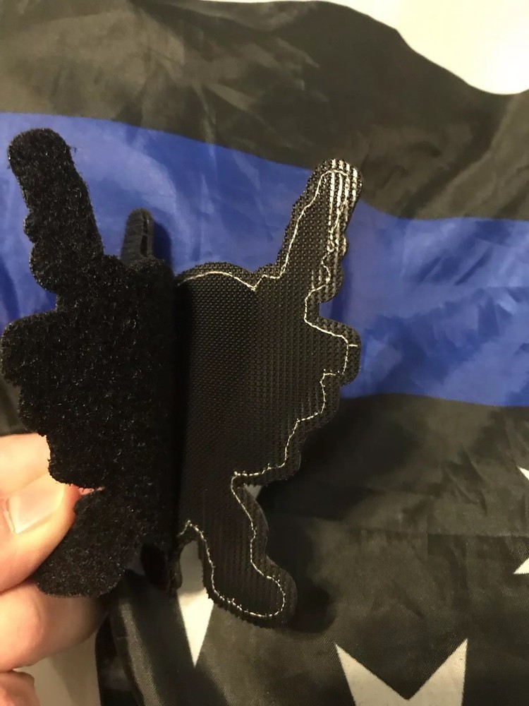 Tactical KILLER SHARK Military ARMY SWAT Embroider Hook/Loop Patch